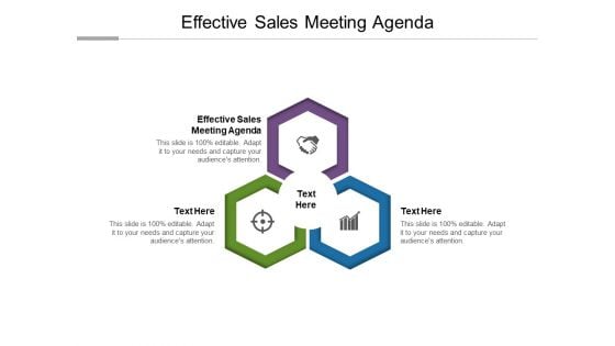 Effective Sales Meeting Agenda Ppt PowerPoint Presentation Professional Icon Cpb