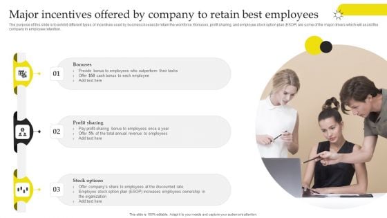 Effective Strategies For Retaining Healthcare Staff Major Incentives Offered By Company To Retain Best Employees Structure PDF