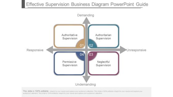 Effective Supervision Business Diagram Powerpoint Guide