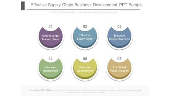 Effective Supply Chain Business Development Ppt Sample