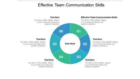 Effective Team Communication Skills Ppt PowerPoint Presentation Summary Gridlines Cpb