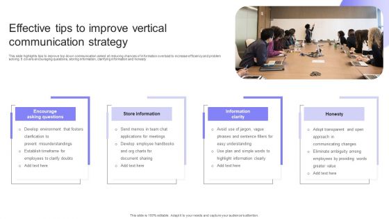 Effective Tips To Improve Vertical Communication Strategy Rules PDF