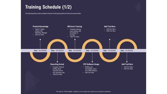 Effective Workforce Management Training Schedule Product Ppt PowerPoint Presentation Model Slideshow PDF