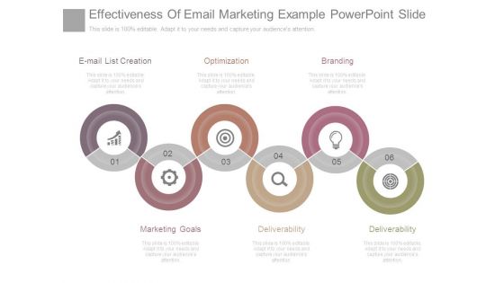 Effectiveness Of Email Marketing Example Powerpoint Slide