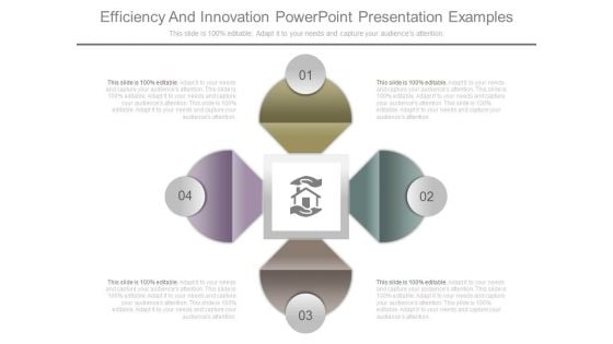 Efficiency And Innovation Powerpoint Presentation Examples