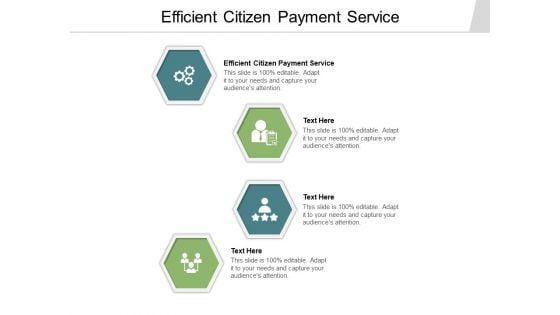 Efficient Citizen Payment Service Ppt PowerPoint Presentation Styles Tips Cpb Pdf