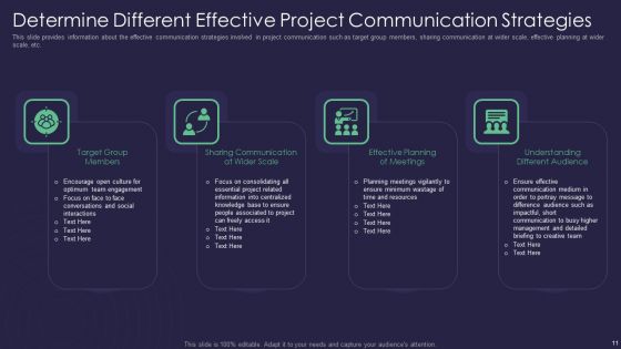 Efficient Communication Plan For Project Management Ppt PowerPoint Presentation Complete Deck With Slides