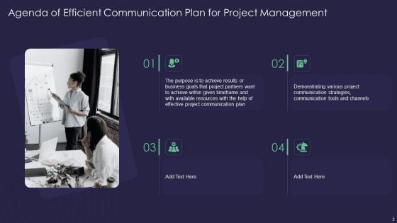 Efficient Communication Plan For Project Management Ppt PowerPoint Presentation Complete Deck With Slides