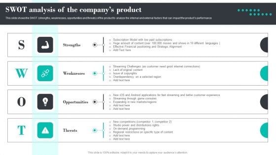 Efficient Product Marketing Techniques Swot Analysis Of The Companys Product Structure PDF Efficient Product Marketing Techniques Swot Analysis Of The Companys Product Structure PDF