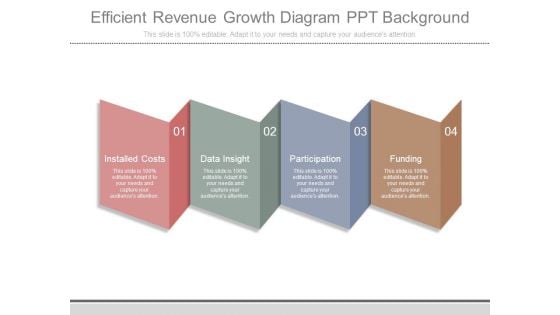 Efficient Revenue Growth Diagram Ppt Background