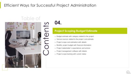 Efficient Ways For Successful Project Administration Ppt PowerPoint Presentation Complete Deck With Slides Slide23