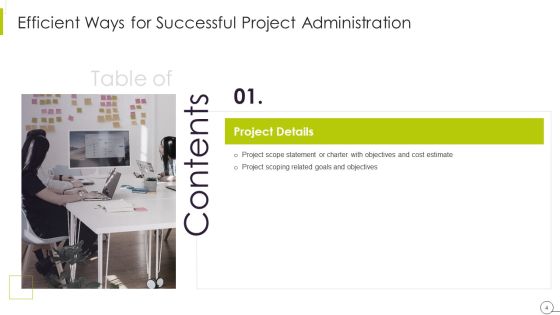 Efficient Ways For Successful Project Administration Ppt PowerPoint Presentation Complete Deck With Slides Slide04