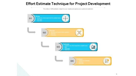 Effort Approximation Business Project Project Development Flow Chart Ppt PowerPoint Presentation Complete Deck