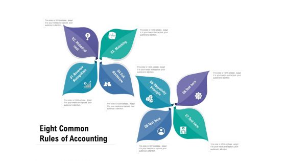 Eight Common Rules Of Accounting Ppt PowerPoint Presentation Gallery Information PDF