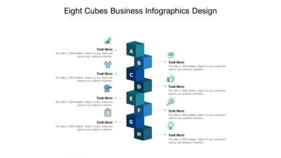 Eight Cubes Business Infographics Design Ppt PowerPoint Presentation Outline Diagrams