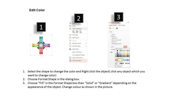 Eight Directional Process Steps With Icons Powerpoint Template