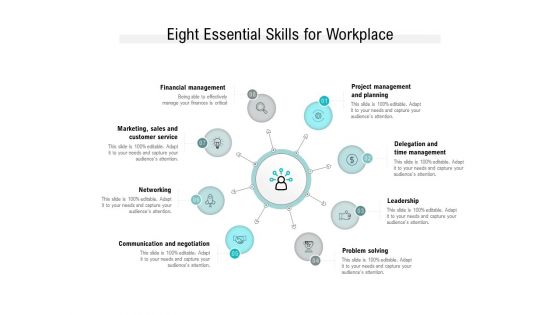 Eight Essential Skills For Workplace Ppt PowerPoint Presentation Gallery Backgrounds