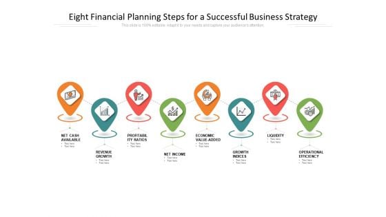 Eight Financial Planning Steps For A Successful Business Strategy Ppt PowerPoint Presentation Gallery Graphics Download PDF