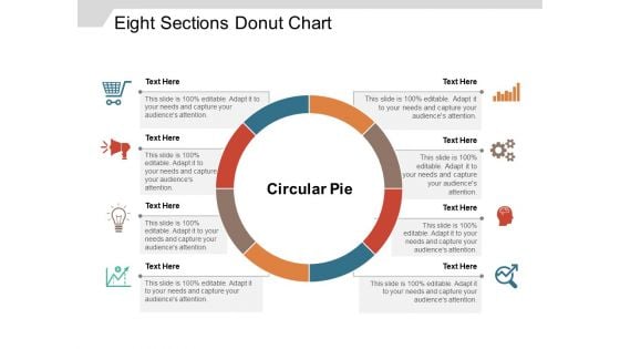 Eight Sections Donut Chart Ppt PowerPoint Presentation Gallery Objects PDF