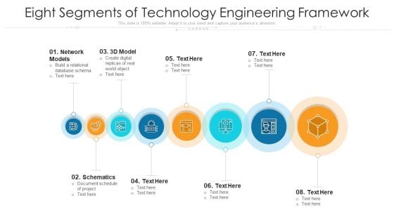 Eight Segments Of Technology Engineering Framework Ppt PowerPoint Presentation File Topics PDF