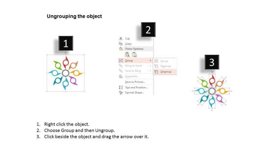 Eight Staged Circle Business Icons Diagram Powerpoint Template