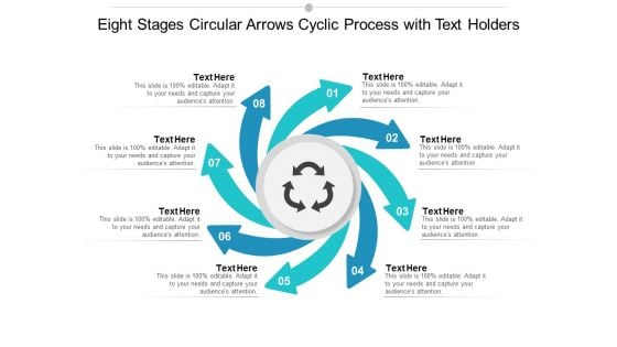 eight stages circular arrows cyclic process with text holders ppt powerpoint presentation slides good eight stages circular arrows cyclic process with text holders ppt powerpoint presentation slides good