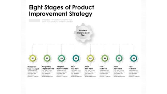 Eight Stages Of Product Improvement Strategy Ppt PowerPoint Presentation Model Backgrounds PDF