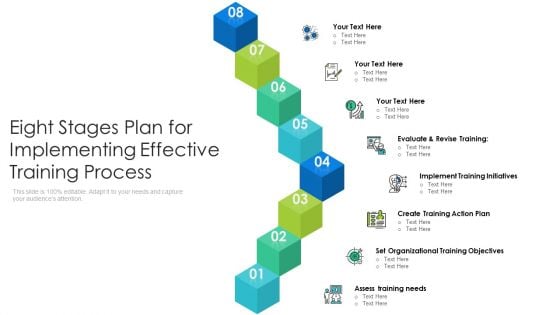 Eight Stages Plan For Implementing Effective Training Process Ppt PowerPoint Presentation Gallery Information PDF Eight Stages Plan For Implementing Effective Training Process Ppt PowerPoint Presentation Gallery Information PDF