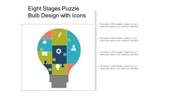 Eight Stages Puzzle Bulb Design With Icons Ppt PowerPoint Presentation Show Design Ideas Eight Stages Puzzle Bulb Design With Icons Ppt PowerPoint Presentation Show Design Ideas
