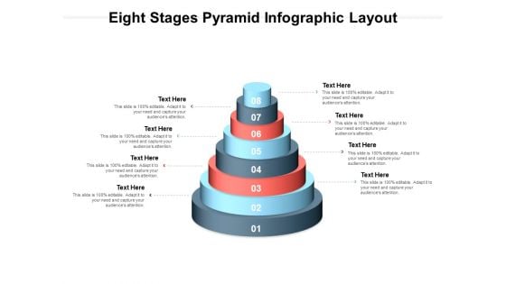 Eight Stages Pyramid Infographic Layout Ppt PowerPoint Presentation Infographics Design Inspiration PDF