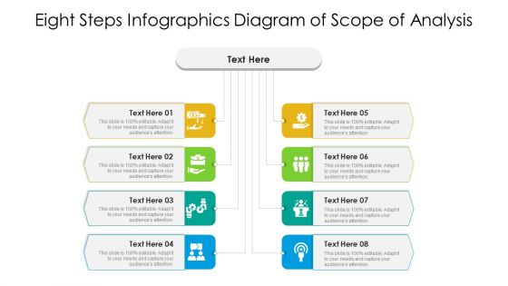 Eight Steps Infographics Diagram Of Scope Of Analysis Ppt PowerPoint Presentation File Model PDF