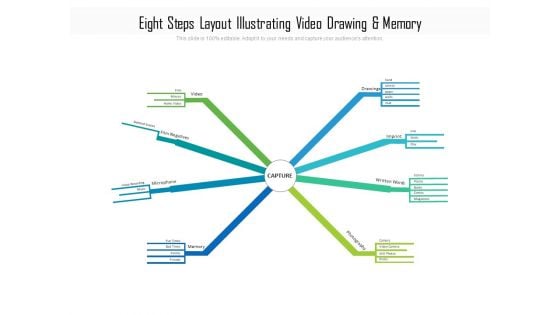 Eight Steps Layout Illustrating Video Drawing And Memory Ppt PowerPoint Presentation File Gallery PDF