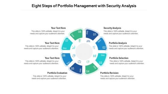 Eight Steps Of Portfolio Management With Security Analysis Ppt PowerPoint Presentation Gallery Deck PDF