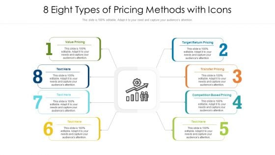 Eight Types Of Pricing Methods With Icons Ppt PowerPoint Presentation File Summary PDF