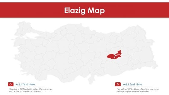 Elazig Map PowerPoint Presentation PPT Template PDF