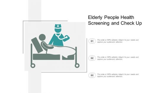 Elderly People Health Screening And Check Up Ppt PowerPoint Presentation Layouts Background Image
