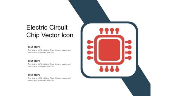 Electric Circuit Chip Vector Icon Ppt PowerPoint Presentation Model Pictures PDF