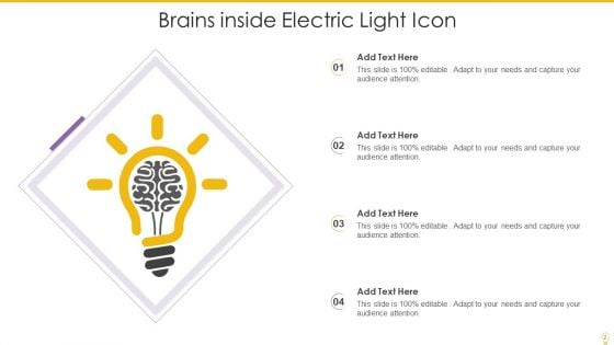 Electric Light Icon Ppt PowerPoint Presentation Complete Deck With Slides