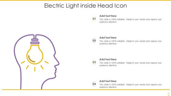 Electric Light Icon Ppt PowerPoint Presentation Complete Deck With Slides