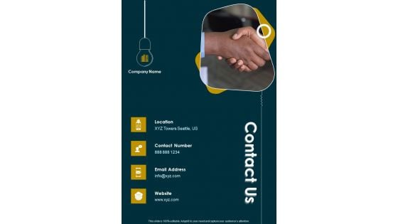 Electrical Fixtures Services Agreement Proposal Contact Us One Pager Sample Example Document Electrical Fixtures Services Agreement Proposal Contact Us One Pager Sample Example Document