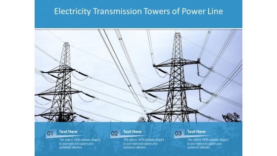 Electricity Transmission Towers Of Power Line Ppt PowerPoint Presentation Inspiration Sample PDF