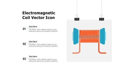 Electromagnetic Coil Vector Icon Ppt PowerPoint Presentation Ideas Microsoft PDF