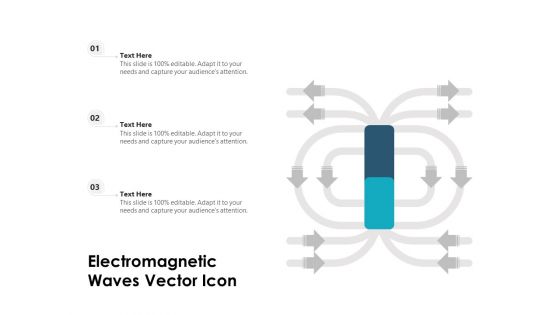 Electromagnetic Waves Vector Icon Ppt PowerPoint Presentation Gallery Deck PDF