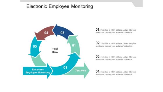 Electronic Employee Monitoring Ppt Powerpoint Presentation Outline Icons Cpb