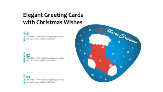 Elegant Greeting Cards With Christmas Wishes Ppt PowerPoint Presentation Infographics Demonstration PDF