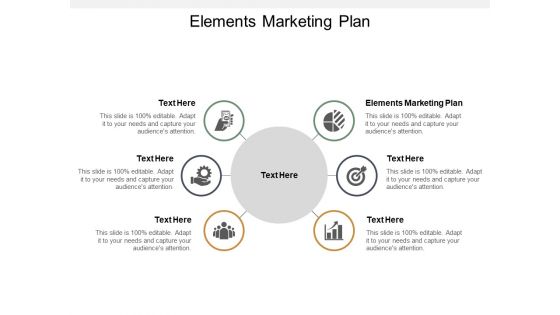 Elements Marketing Plan Ppt PowerPoint Presentation Slides Clipart Images Cpb