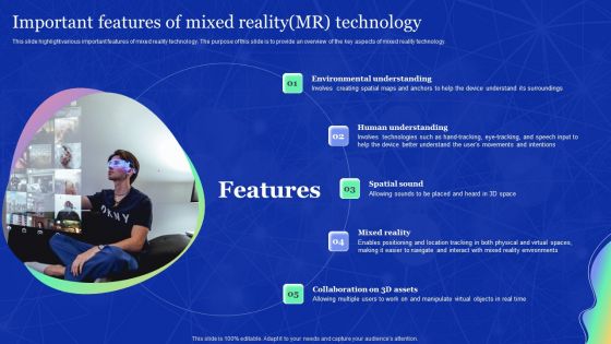Elements Of Extended Reality Important Features Of Mixed Reality MR Technology Rules PDF
