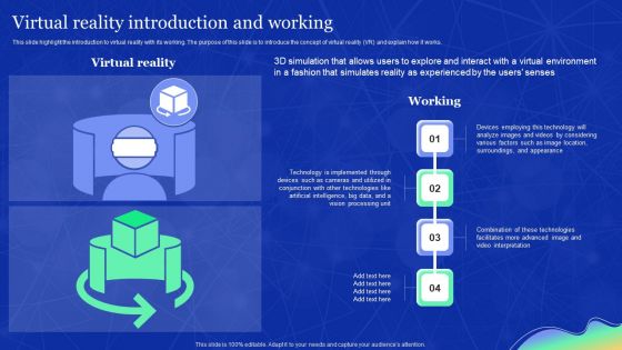 Elements Of Extended Reality Virtual Reality Introduction And Working Pictures PDF