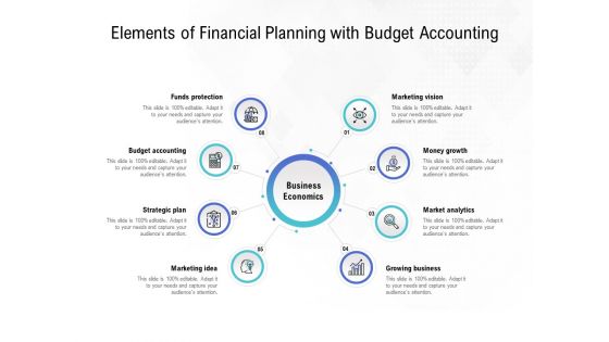 Elements Of Financial Planning With Budget Accounting Ppt PowerPoint Presentation Layouts Information