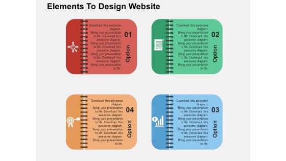 Elements To Design Website Powerpoint Templates